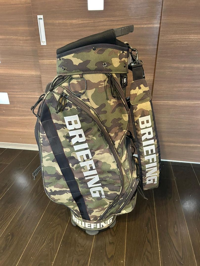 新価格！　BRIEFING ブリーフィング　迷彩カモフラ　ゴルフバック　CR-5