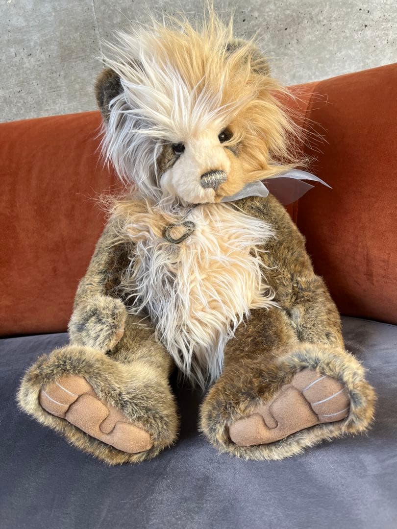 再値下げ　チャーリーベアーズ　テディベア　50cm くらい　足が動きます　作家