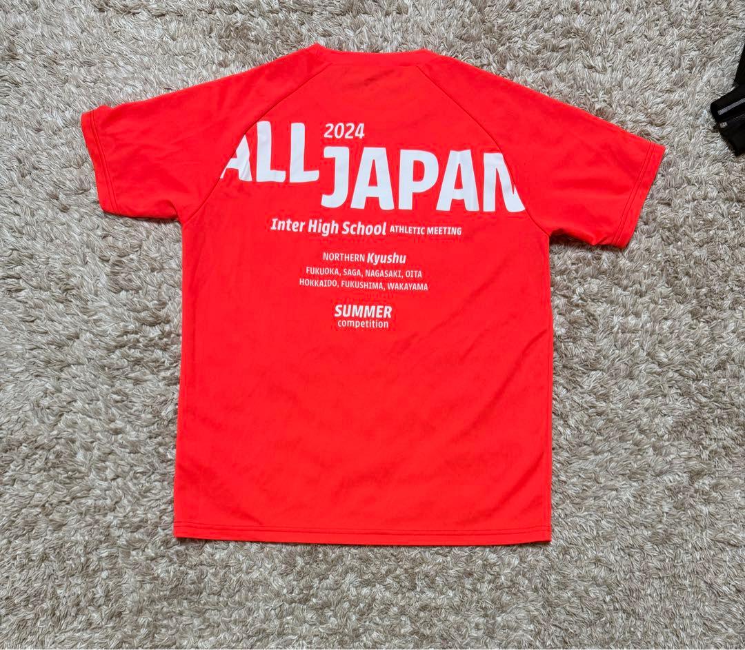 陸上記念Tシャツ 2024 福岡インターハイ ピンク・オレンジ 2枚　Mサイズ