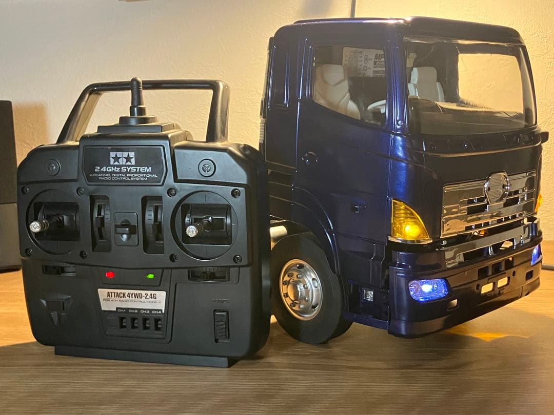 タ*カ様 タミヤ1/14 日野プロフィア700 Lesuシャーシ フルオペ MF