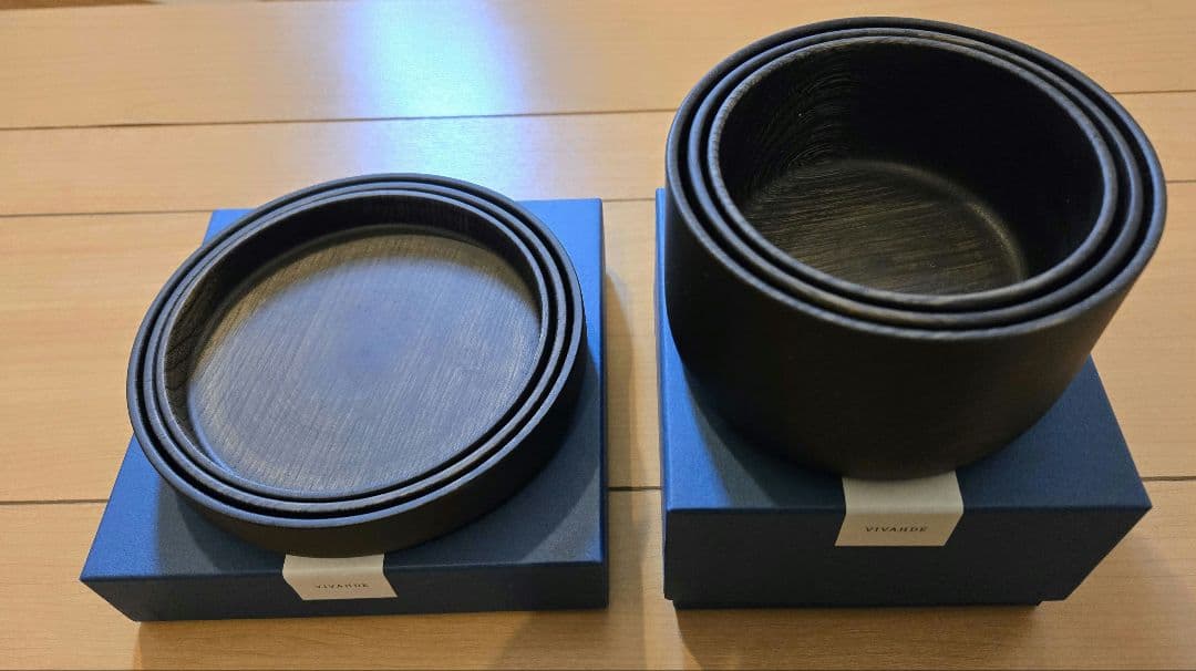 VIVAHDE ヴィヴァフデ　山のうつわDEMI DISHセット　ブラック