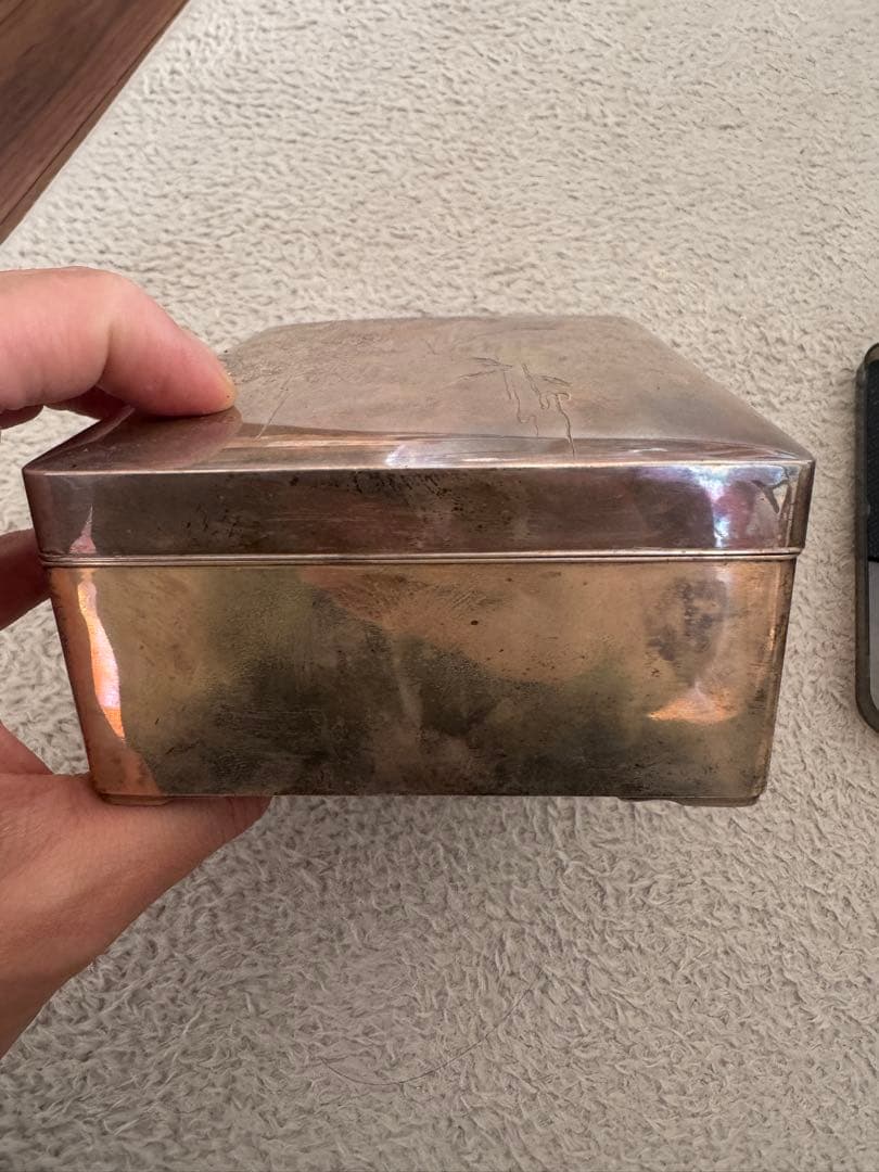 金工 シルバー 箱 銀純銀銀杯金貴金属プラチナアクセサリー硬貨金工