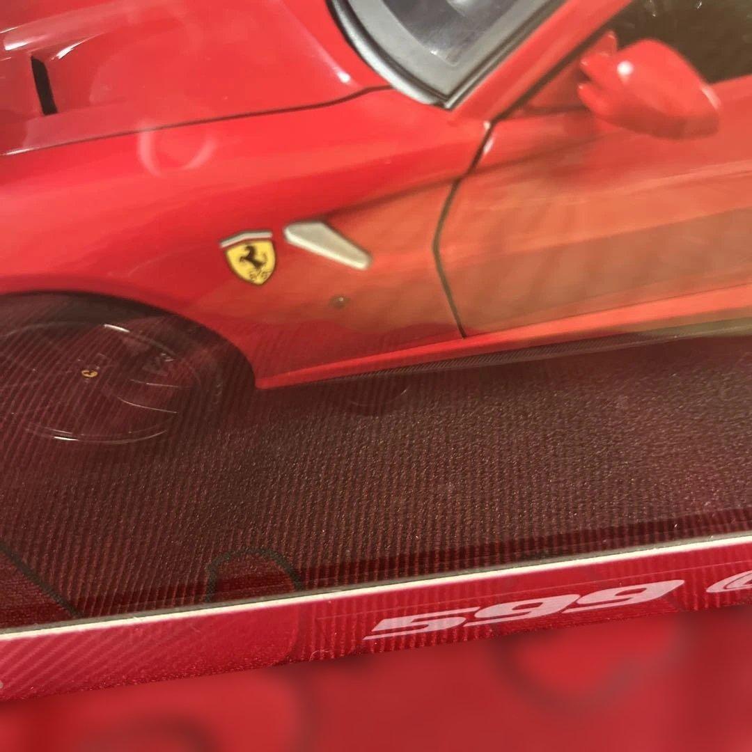 ミニカー Hot Wheels Ferrari 599 GTO 1:18