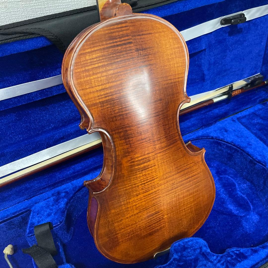 高級 バイオリン 3/4サイズ 付属品多数 虎目 弦楽器 ケース付属