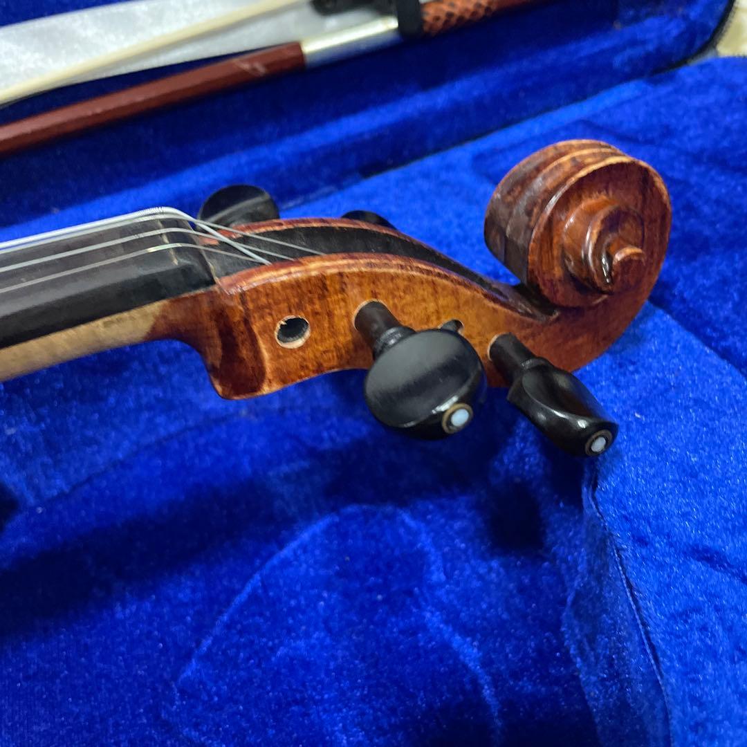 高級 バイオリン 3/4サイズ 付属品多数 虎目 弦楽器 ケース付属