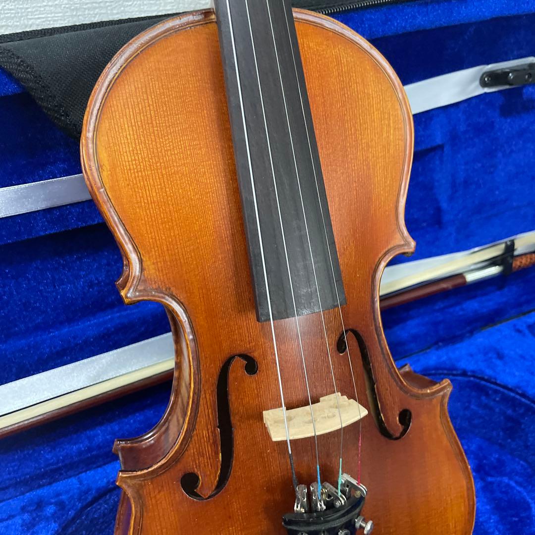 高級 バイオリン 3/4サイズ 付属品多数 虎目 弦楽器 ケース付属