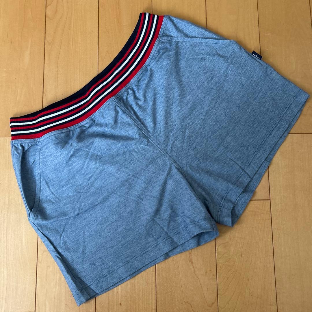 【セット】Prince テニスウェア ジップアップ　ショートパンツ L デニム風