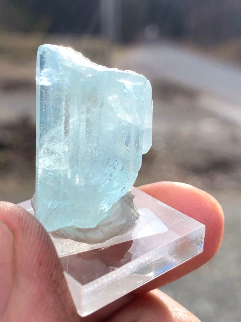 アクアマリン 原石 天然石 パキスタン産 結晶 透明 インテリア ジュエリー 2