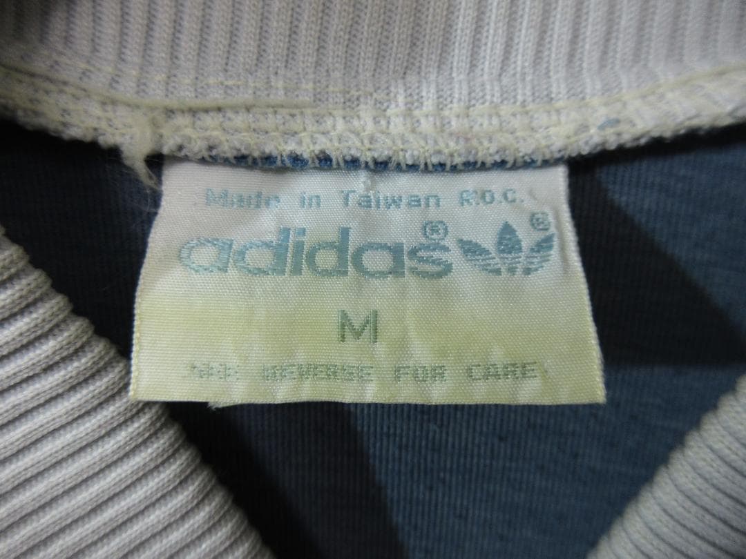 80s ビンテージ【adidas】チャーム付き ジャージ トラックジャケット