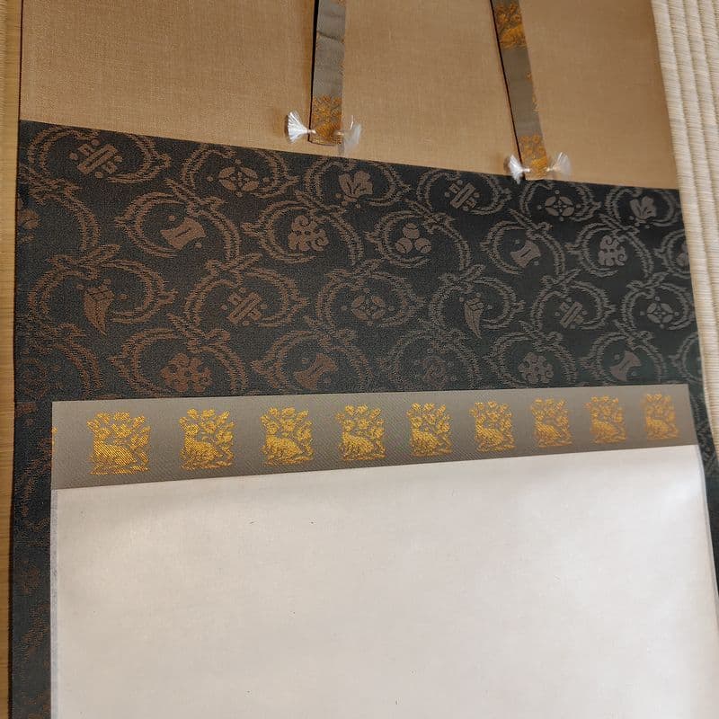 茶掛　 江戸千家宗蓮華庵家10代家元 川上閑雪 筆「和」紙本　桐箱　掛軸　インテ