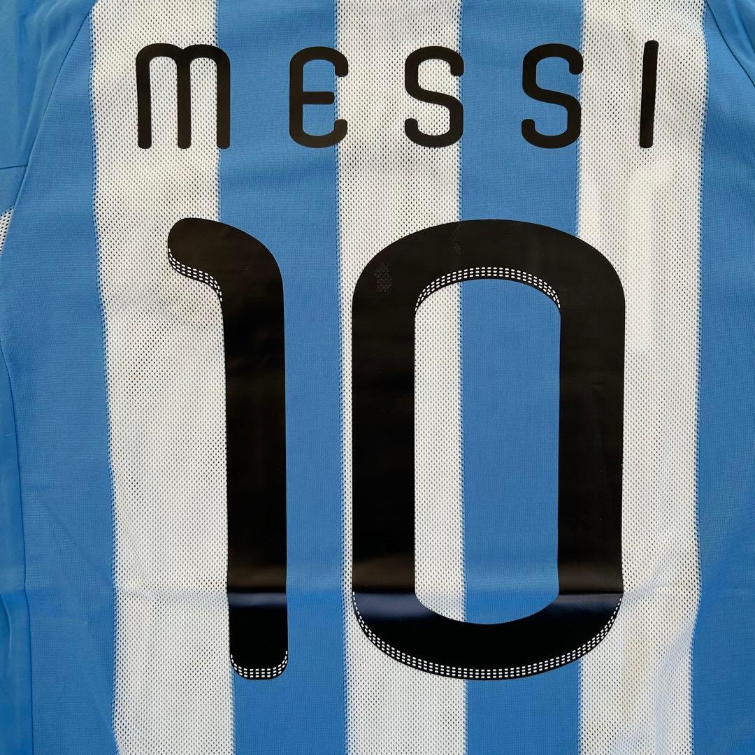 希少　リオネルメッシ 南アフリカW杯　アルゼンチン代表　ユニフォーム　M