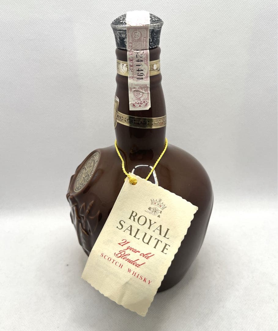 未開栓 緑/空瓶 赤　 SALUTE 21 ロイヤルサルート ウィスキ