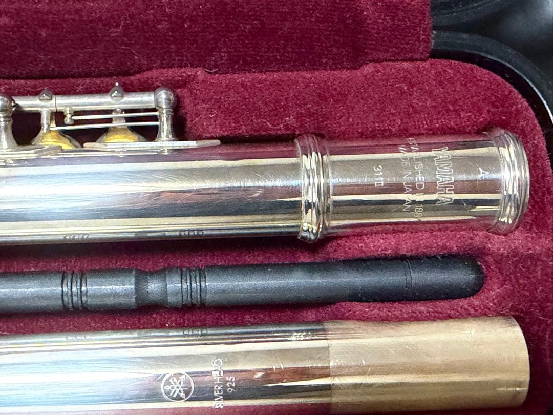 ⭐️頭部管銀製⭐️YAMAHAフルートYFL-311Ⅱ 調整済み！すぐ演奏可です！