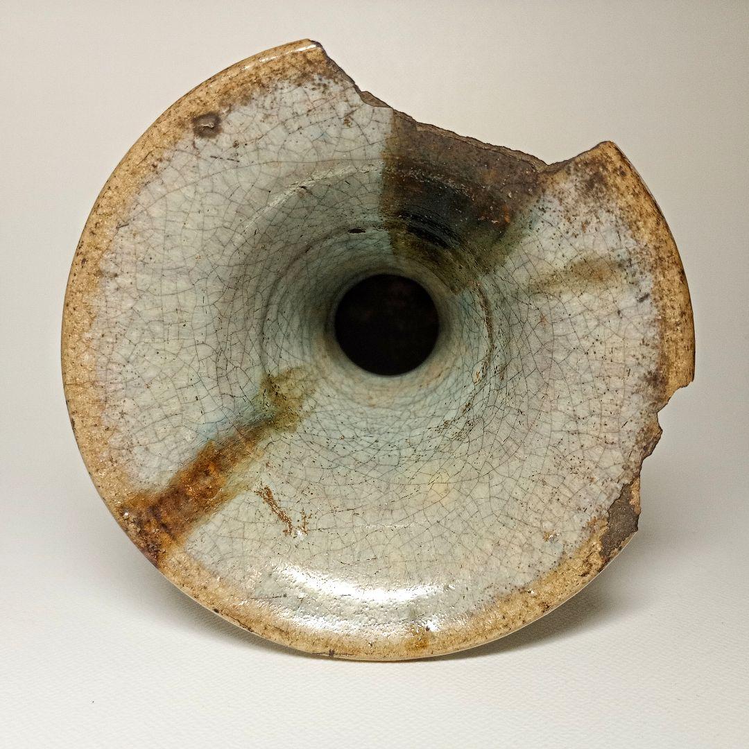 朝鮮唐津　仏花器　古高取焼