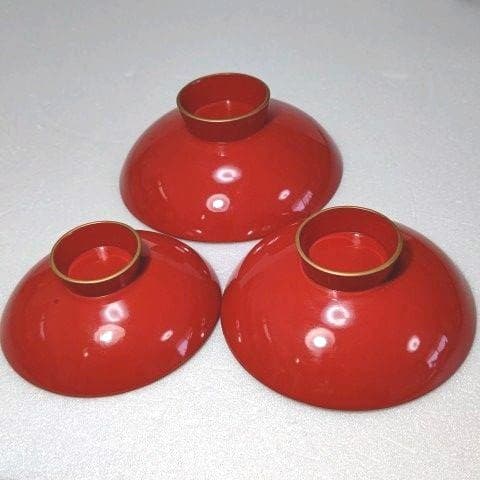 酒器　盃 (三組) 蒔繪