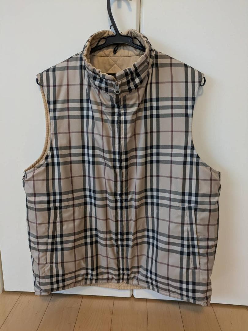 【極美品】バーバリーロンドン　リバーシブルベスト　フリーサイズ　ノバチェック