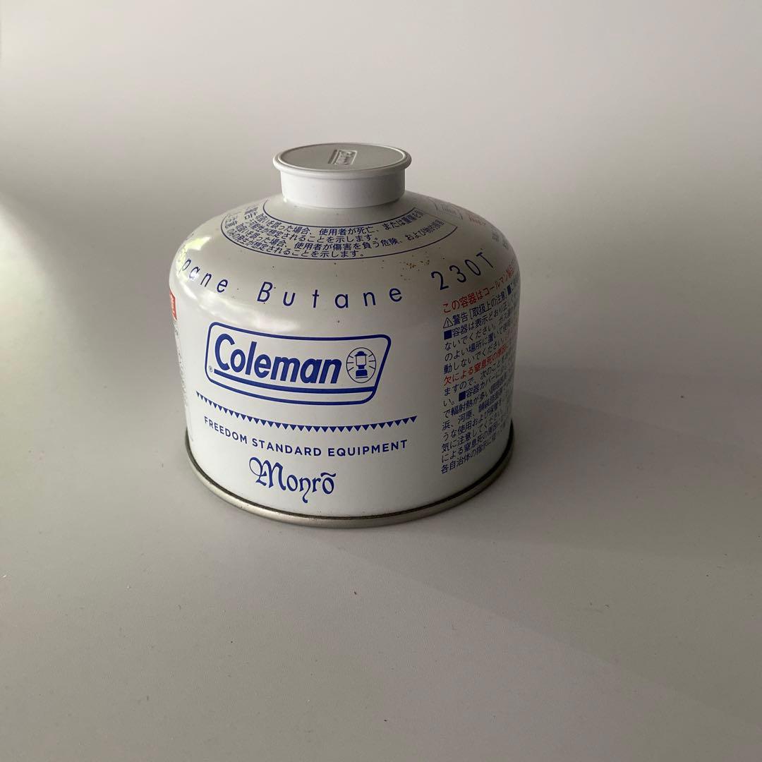 未使用 希少 Colemanガス缶 モンロー インディゴレーベル コールマン
