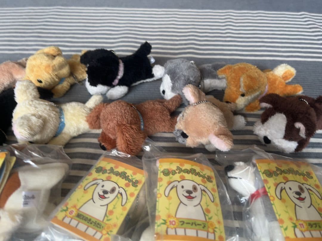 きょうのわんこ　平成 レトロ　ぬいぐるみ　キーホルダー　38体
