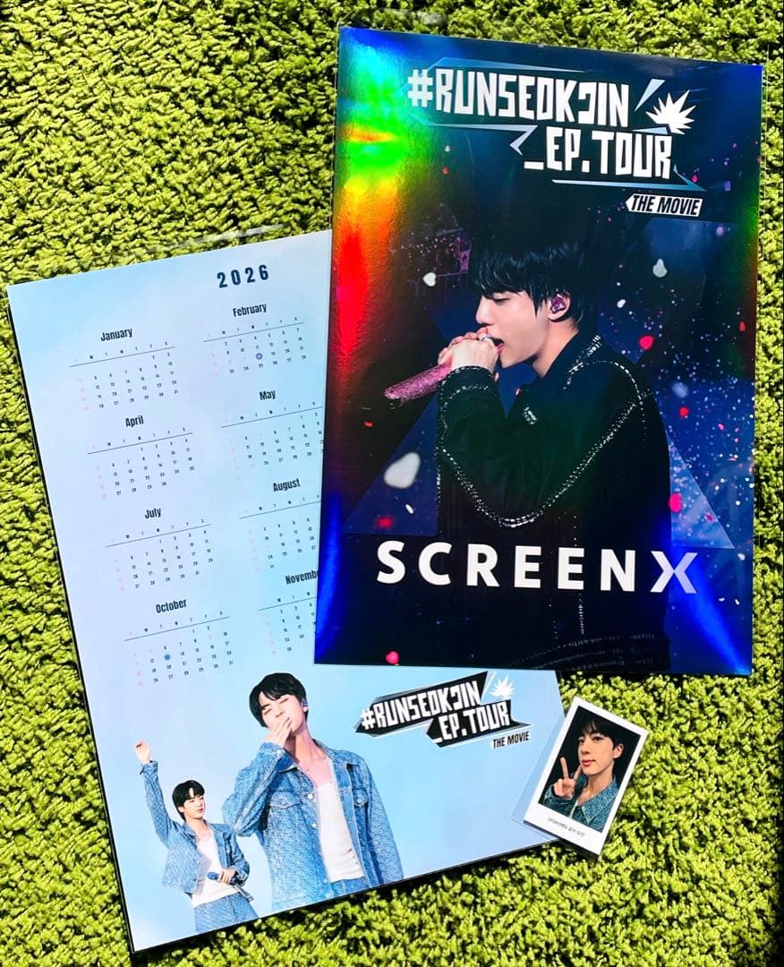 BTS JIN 映画 RUNSEOKJIN 韓国 特典 ジン トレカ ポスター