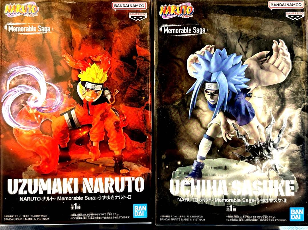 NARUTO　プライズ　ナルト　ボルト　ミナト　サスケ　イタチ　フィギュア　9体