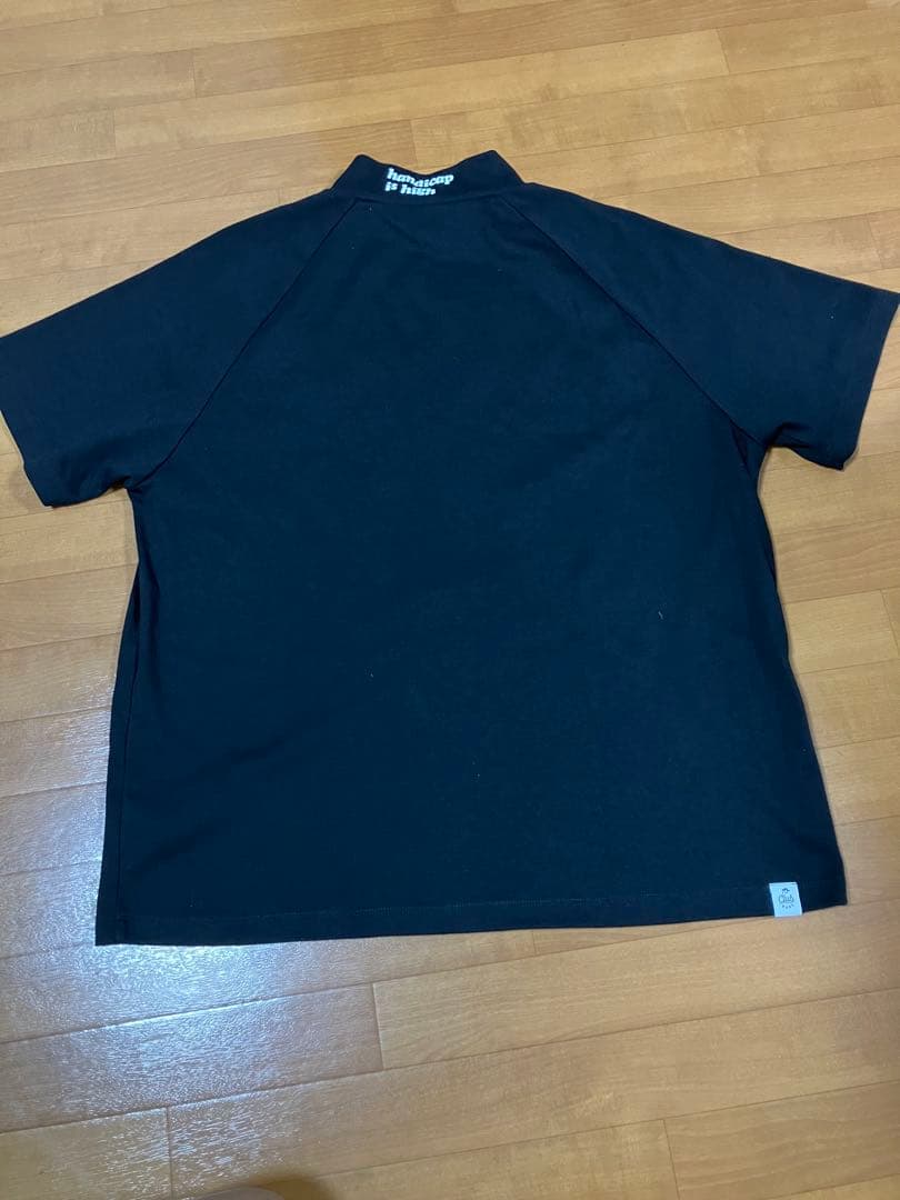 CLUB HAUS ゴルフ モックネックシャツ ブラック