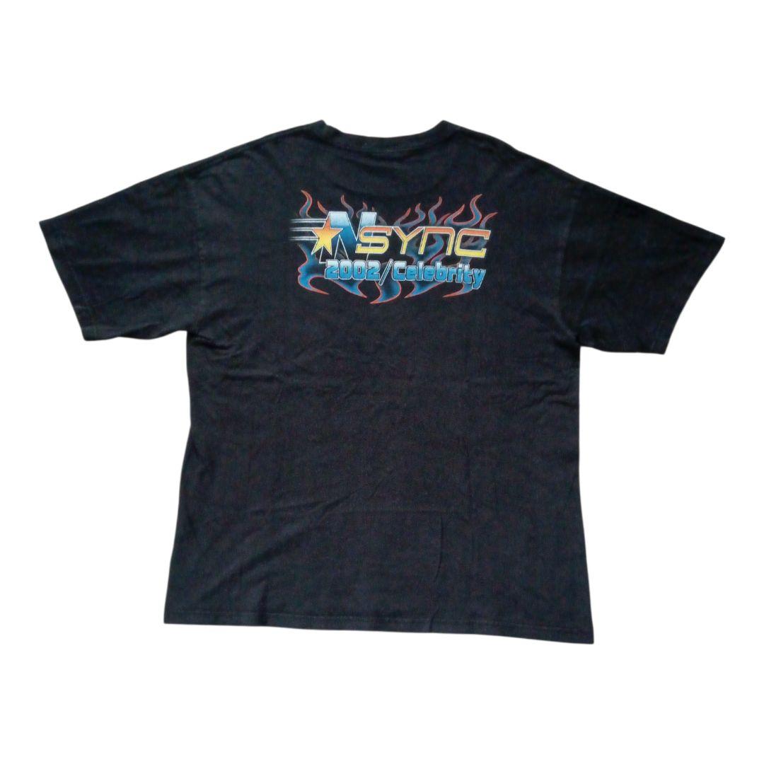 2002年製 インシンク セレブリティ Tシャツ XLサイズ 黒
