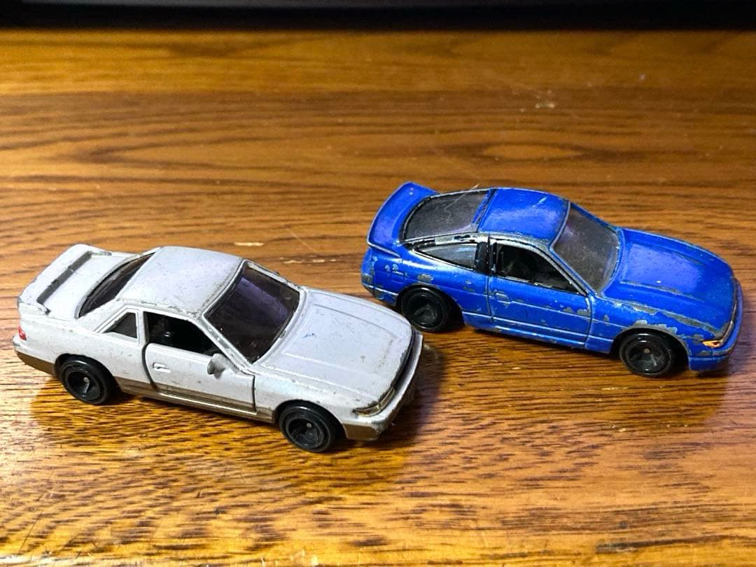 トミカ 日産 シルビア S13 No.6 シルエイティ ミニカー 2台セット