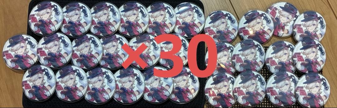 原神リネ　缶バッジ　30個セット　フォンテーヌ展　公式正規品