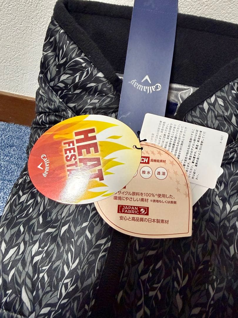 新品◆未使用　キャロウェイ 2WAY M スターストレッチ　中綿ジャケット