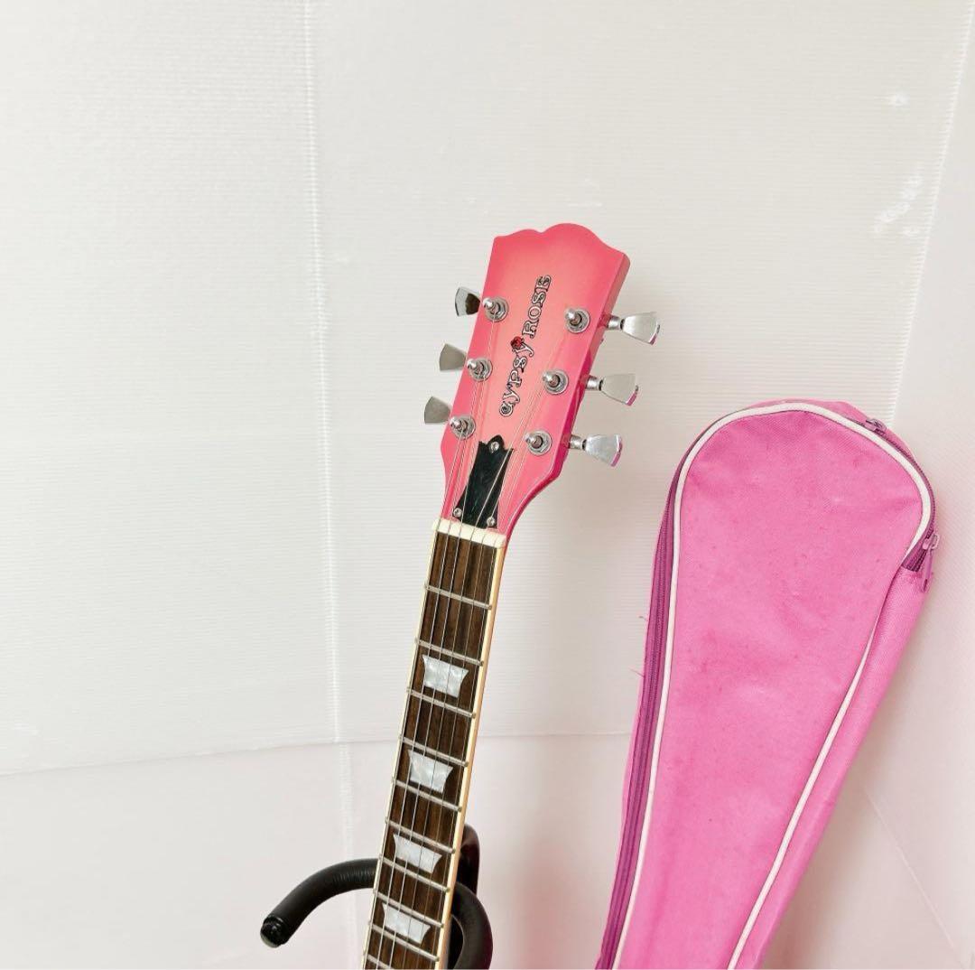 美品 Gyspy Rose ジプシーローズ レスポール LesPaul ピンク