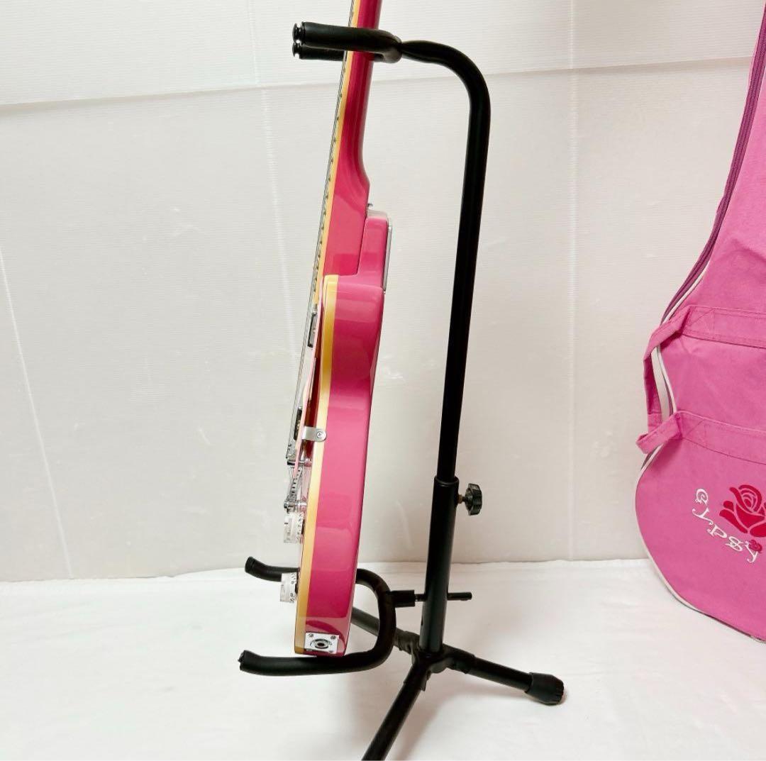 美品 Gyspy Rose ジプシーローズ レスポール LesPaul ピンク