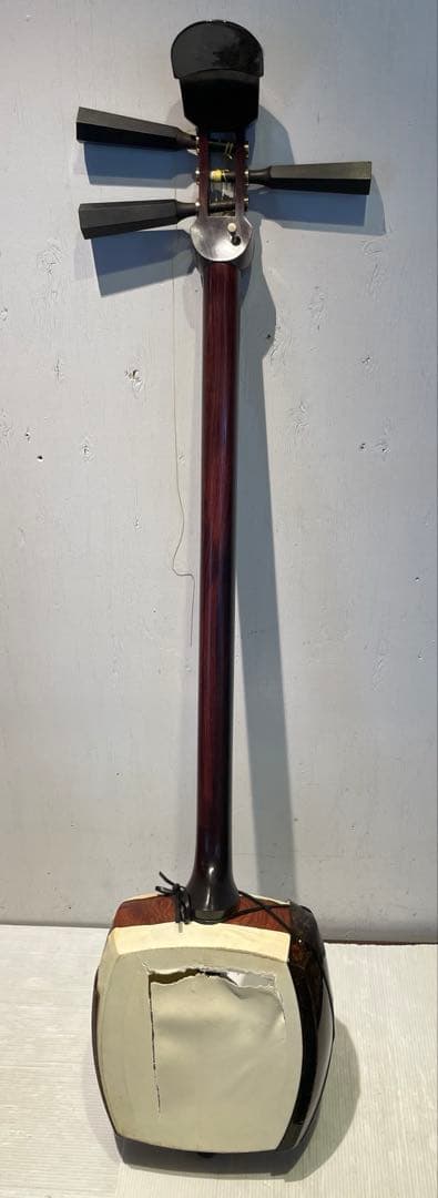 三味線　ケース付き　袋　和楽器　趣味　機材　年代物