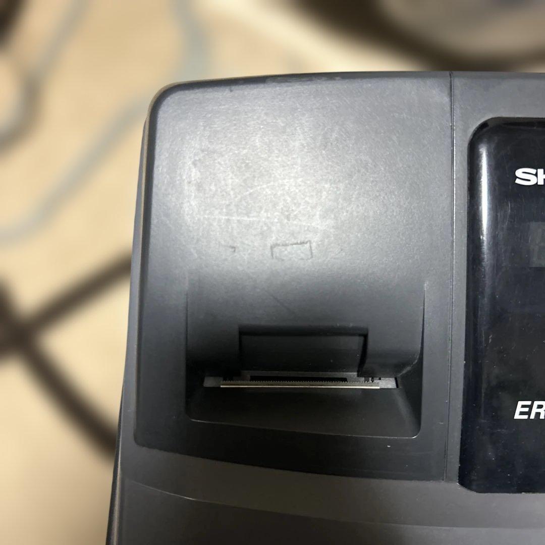 良品SHARP ER-A132 電子レジスター　電子ロール付き