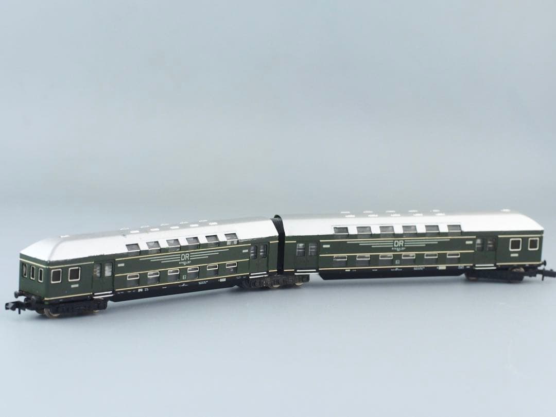 Nゲージ PIKO 二階建て客車 2両 DR 東ドイツ国鉄