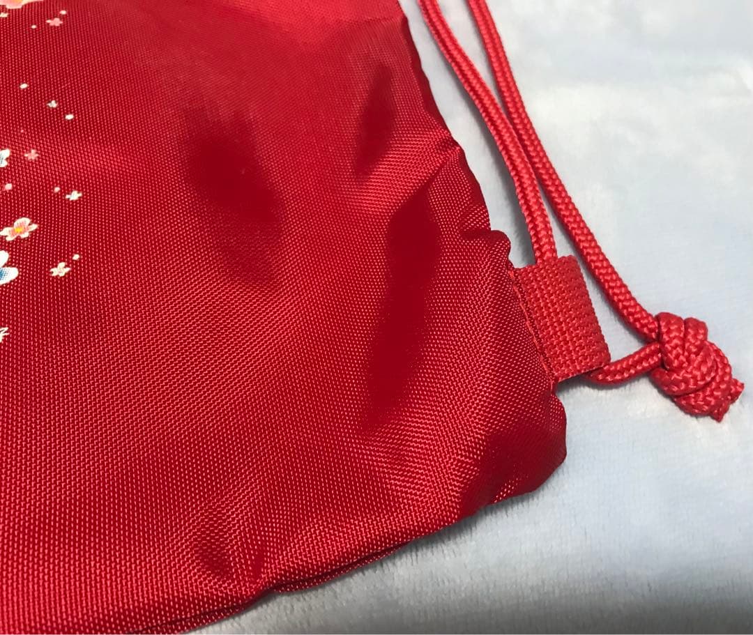 未使用 昭和レトロ キャンディキャンディ バッグ ナップサック トート レア 赤