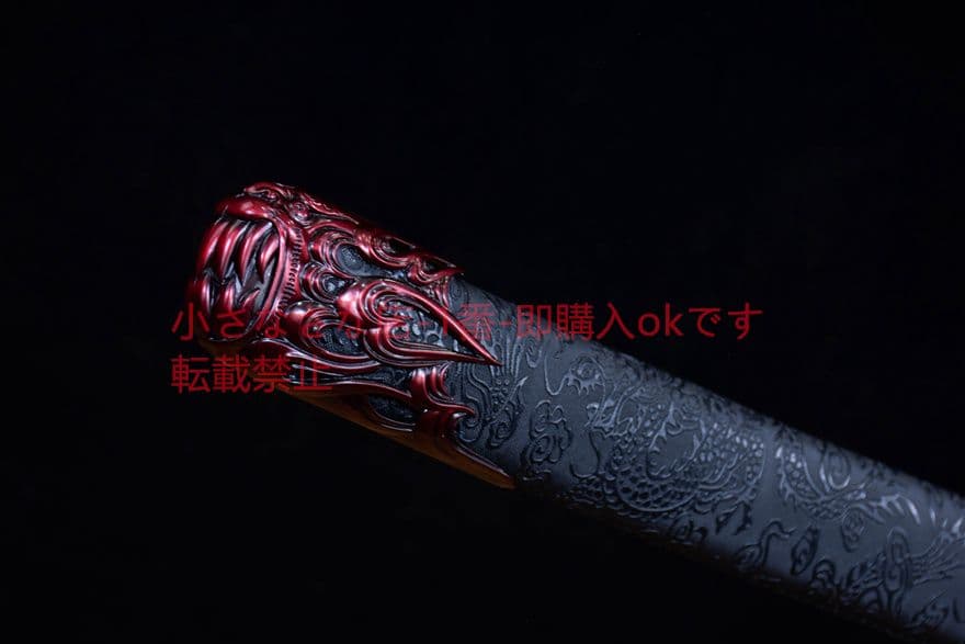 蒼鸞烈炎刺繍春刀-高性能マンガン鋼   武具 刀装具 日本刀 模造刀 居合刀