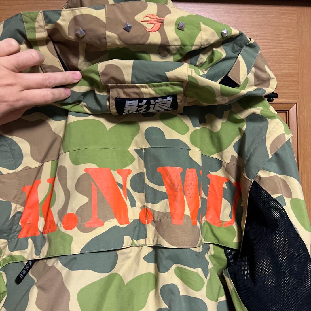 極道神風蹴　ヤクザカミカゼキック　影道　スノボウエア　セットアップ　上下　大　L