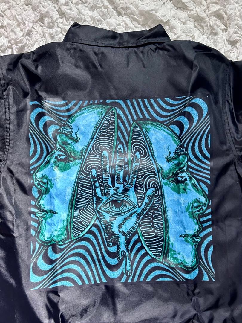 CHAQLA. 開放黒コーチジャケット