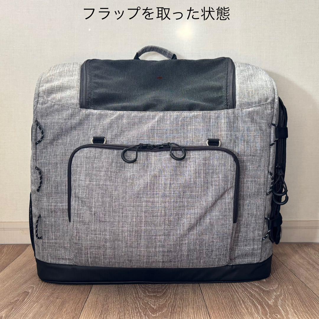 AirBuggy エアバギー 3Wayバックパックキャリー ワイドサイズ グレー