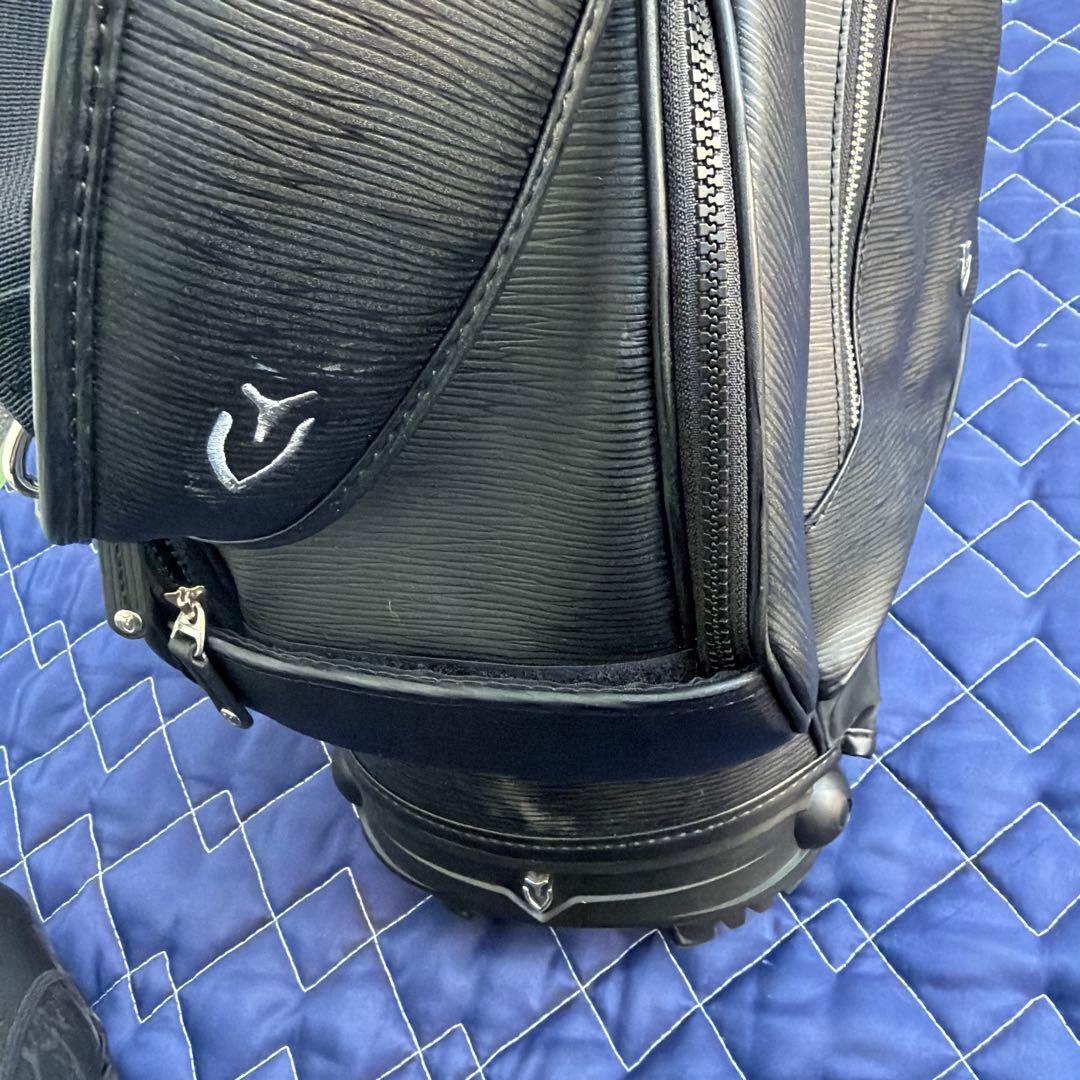 Vessel ゴルフバッグ ブラック スタンド付き