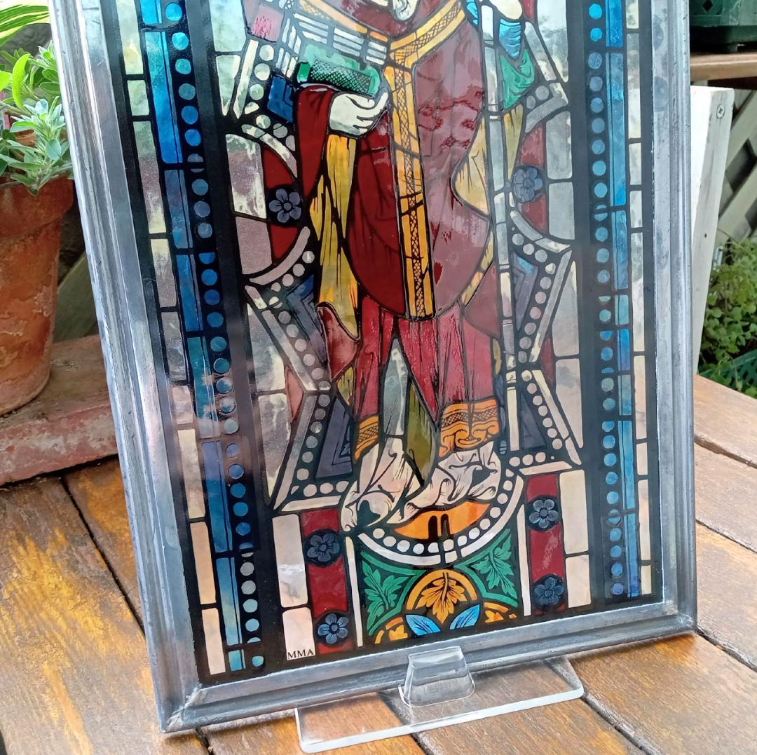 メトロポリタン美術館 聖ニコラウス ステンドグラス グラスマスターズ社クリスマス