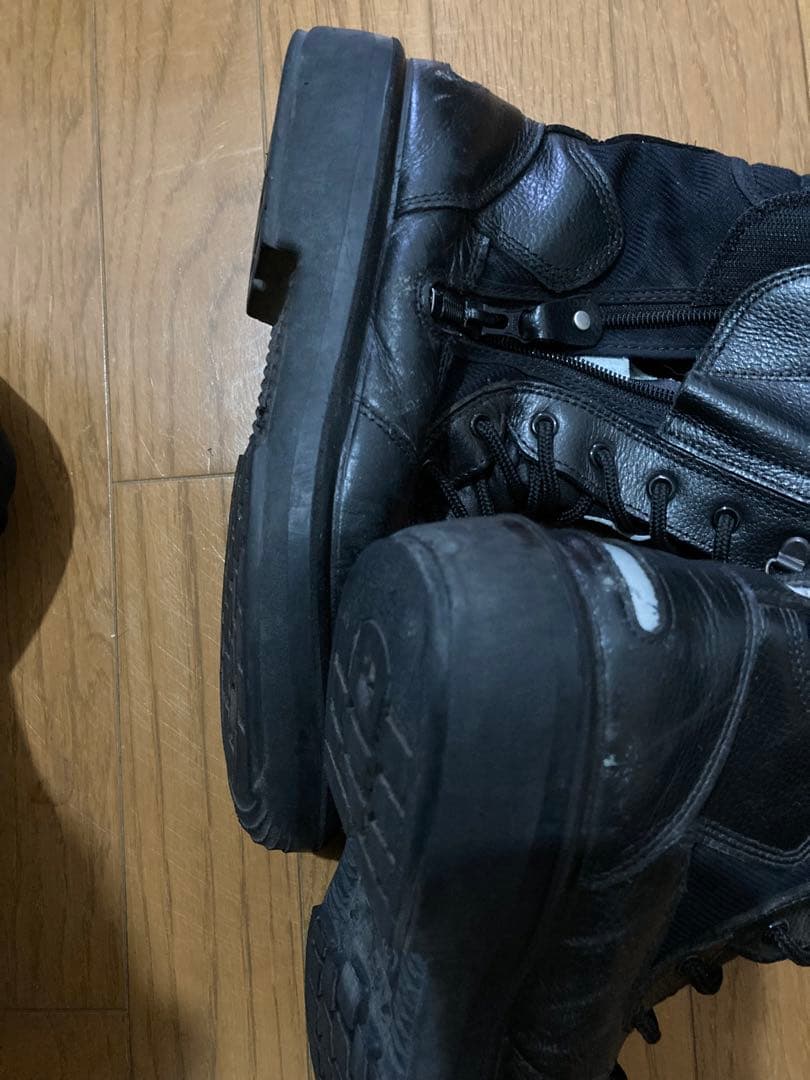 MIDORI ブラック ミリタリーブーツ 25 EEE