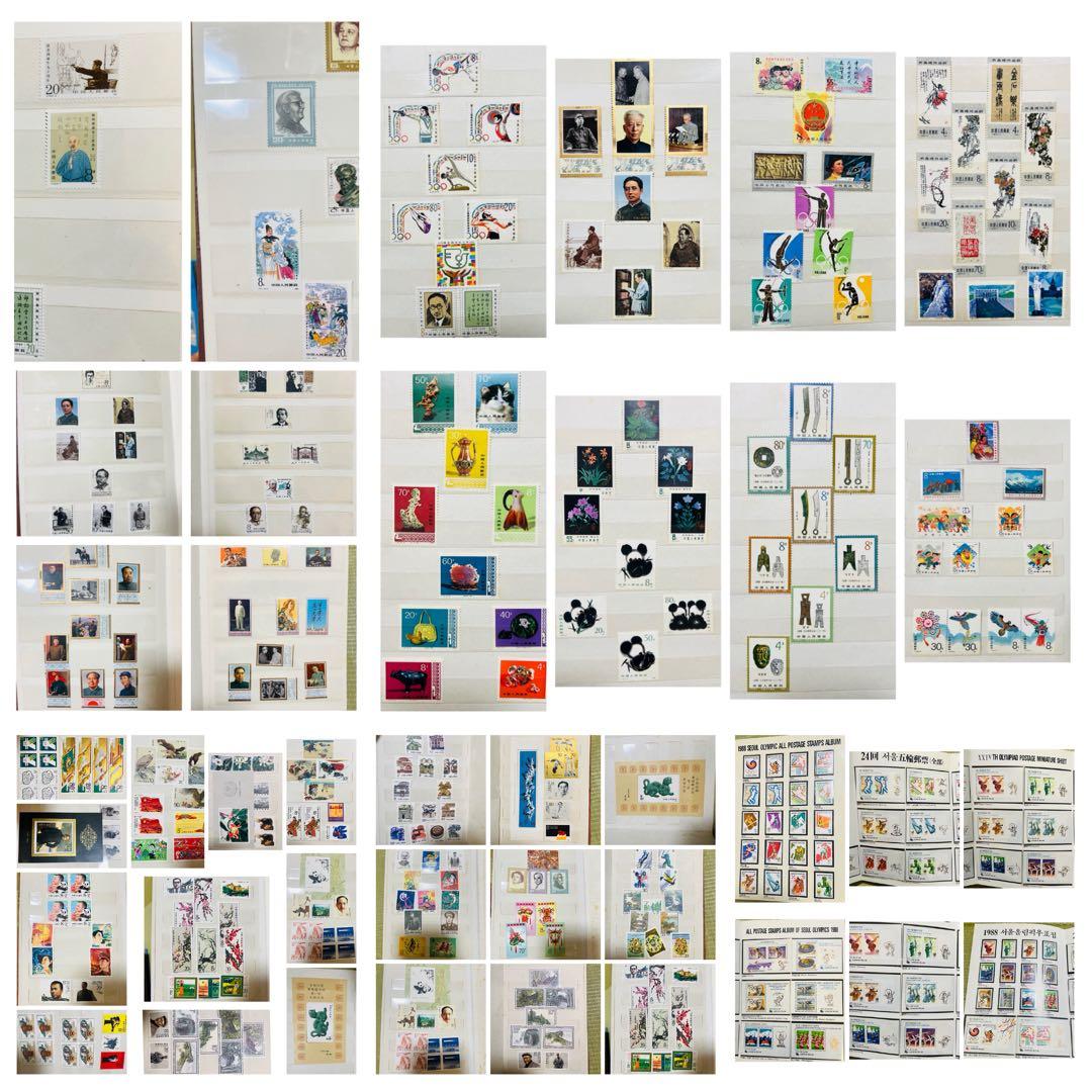 切手　まとめ　中国　ソウルオリンピック