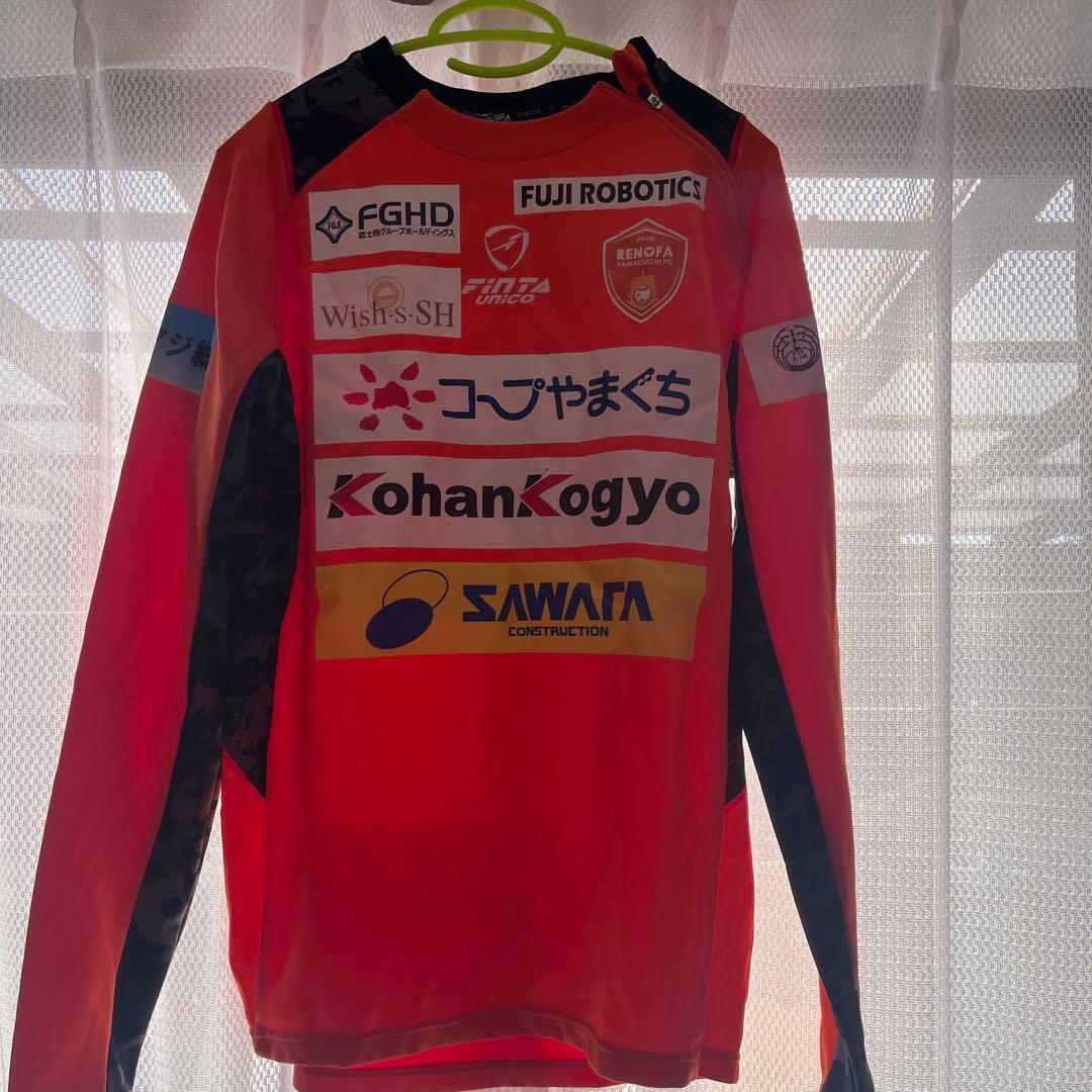 v*I様 レノファ山口　トレーニングジャージ上　フルスポンサー　Mサイズ