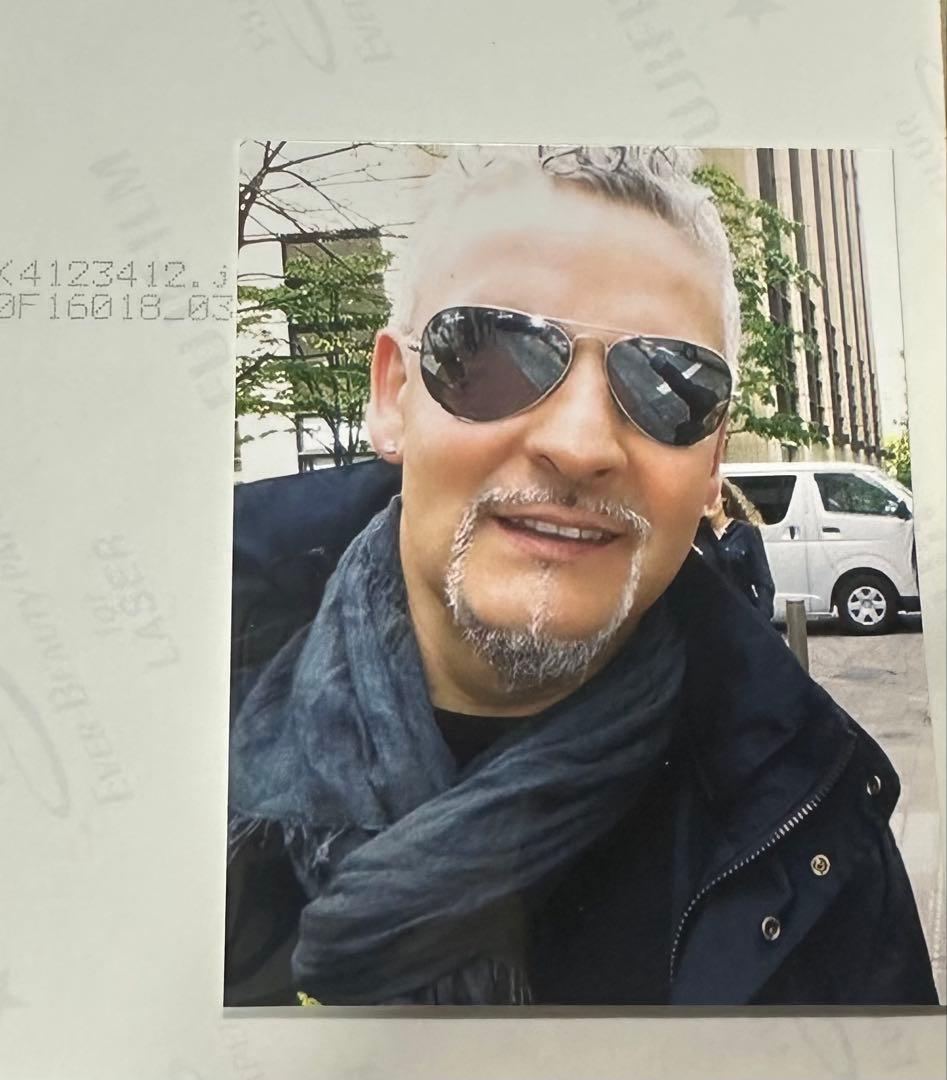 イタリア代表　ロベルト　バッジョ 直筆サインフォト