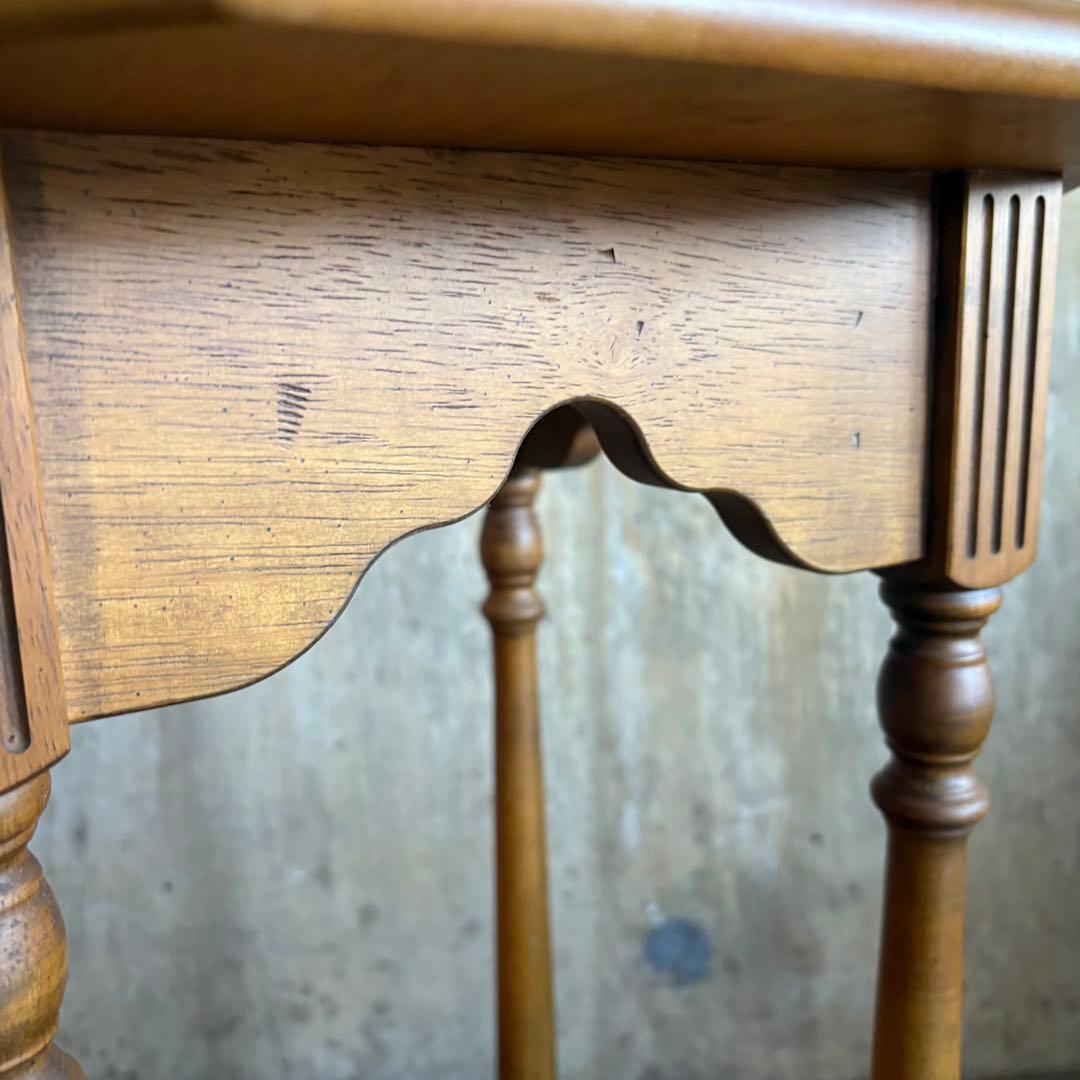 karimoku カリモク　オクタゴンサイドテーブル　フラワースタンド　花台