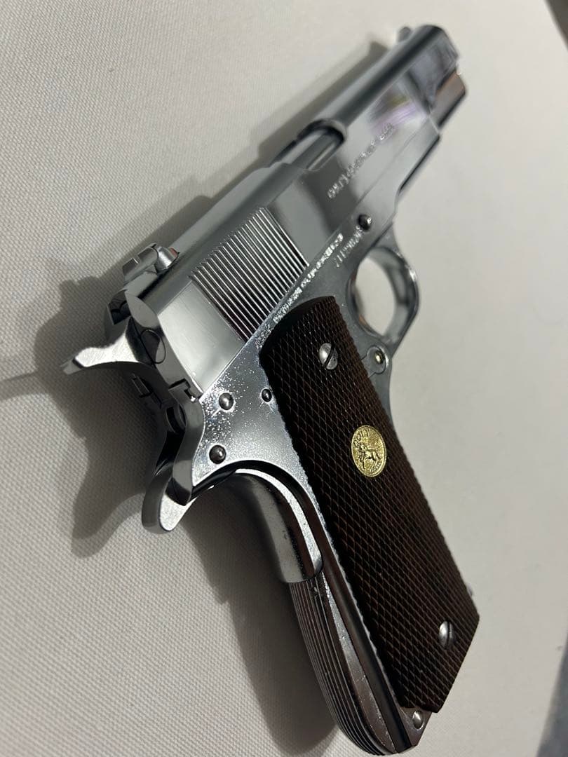 東京マルイ　コルトガバメント シリーズ'70 ニッケルフィニッシュ ガスブロ