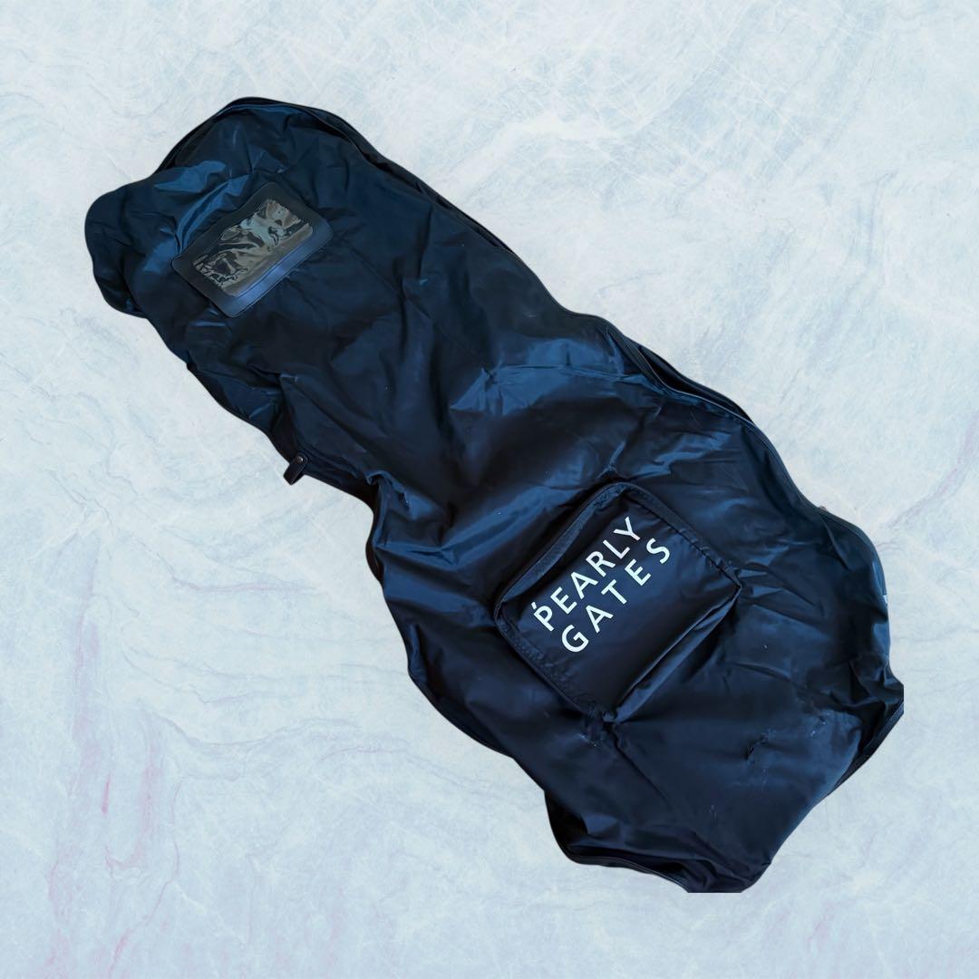 パーリーゲイツ　キャディバッグ　ケース　トラベルカバー　黒　カバー　トラベル