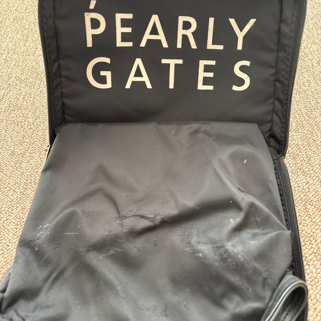 パーリーゲイツ　キャディバッグ　ケース　トラベルカバー　黒　カバー　トラベル