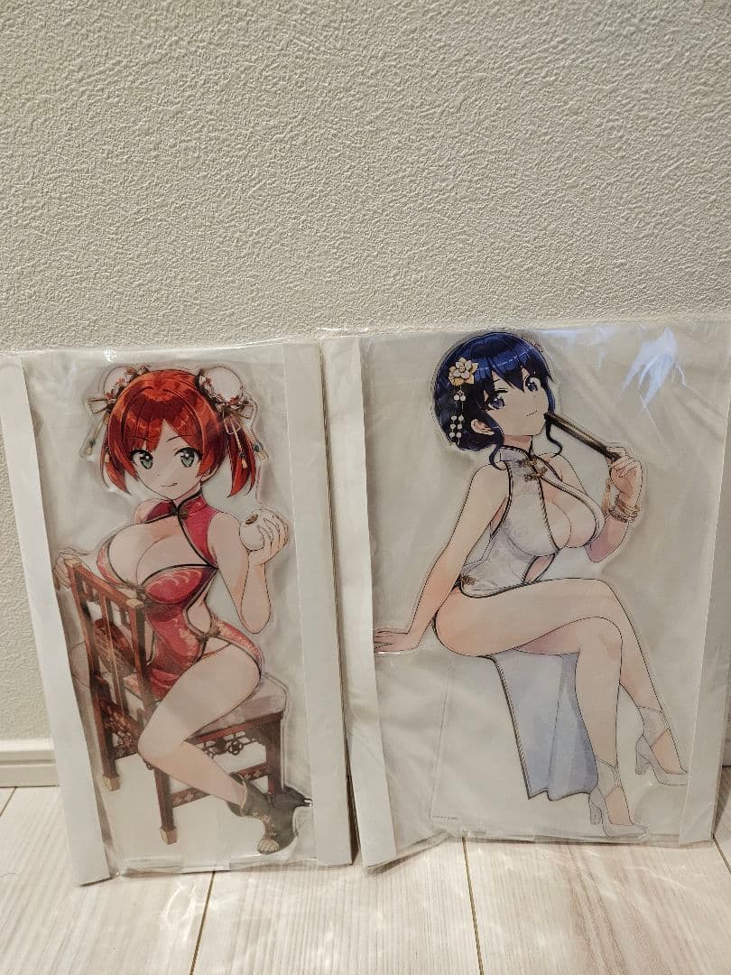 ドルフィンウェーブ　特大アクリルスタンド　咲宮入華　都条みちる　セット